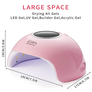 McNory 36W Lampada Unghie UV Led per Gel Automatico Sensore con 3... - Ilgrandebazar