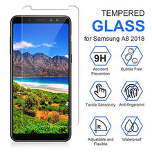 Carica l&#39;immagine nel visualizzatore di Gallery, NONZERS Vetro Temperato per Samsung Galaxy A8 2018 Pellicola transparent - Ilgrandebazar