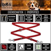 Carica l'immagine nel visualizzatore di Gallery, DDOXX Guinzaglio per Cani Nylon Riflettente, S - 1,5 x 200 cm, Nero