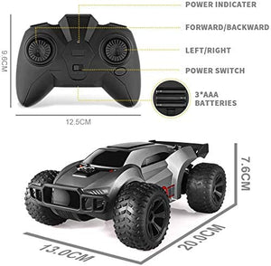 Baztoy Macchina Telecomandata Multi-Terrain Fuoristrada Telecomandato 2.4GHz Veicoli Camion RC Auto da Corsa Radiocomandata Gadget Giochi All'Aperto Regalo Giocattoli per Bambini Ragazzi Cingolati