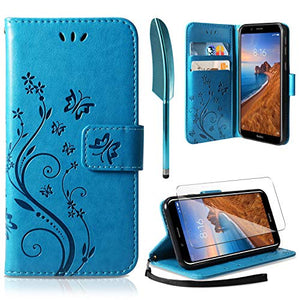 AROYI Cover Xiaomi Redmi 7A, Retro Design Flip Caso in PU Pelle Premium... - Ilgrandebazar
