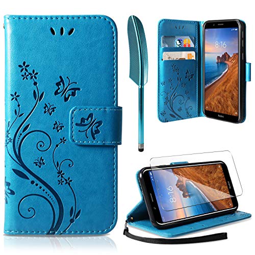 AROYI Cover Xiaomi Redmi 7A, Retro Design Flip Caso in PU Pelle Premium... - Ilgrandebazar