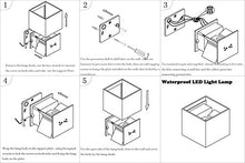 Carica l&#39;immagine nel visualizzatore di Gallery, 12W Lampade da Parete per Esterno / Interni Led, Applique Nero - Ilgrandebazar