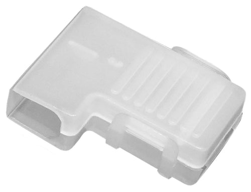 AERZETIX: 100x Connettore piegata corpo vuoto femmina alloggiamento 1 canale... - Ilgrandebazar