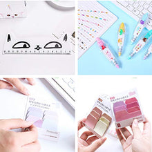 Carica l&#39;immagine nel visualizzatore di Gallery, Amycute 26 Pezzi Cancelleria Kawaii Astuccio Penne Righello Stile 1
