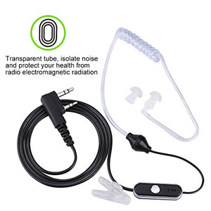 Tosuny Walkie Talkie Auricolare in Ear, Sicurezza Sound Tube con... - Ilgrandebazar