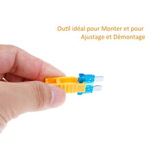 Carica l&#39;immagine nel visualizzatore di Gallery, Rovtop 120pcs+1Clip (2A 3A 5A 7.5A 10A 15A 20A Lamellari Fusibili Colorati - Ilgrandebazar
