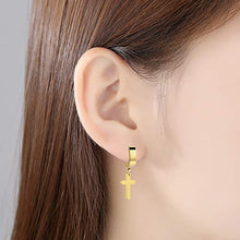 Carica l&#39;immagine nel visualizzatore di Gallery, 5 Paia Acciaio Inossidabile Orecchini Uomo Donna Bambina Cerchio Argento Oro... - Ilgrandebazar