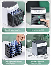 Carica l'immagine nel visualizzatore di Gallery, Homitt Mini Raffreddatore D'aria, Personale Condizionatori Evaporativoa 3...