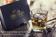 Carica l&#39;immagine nel visualizzatore di Gallery, Esclusivo Whisky Stones Set di Regalo in Acciaio Inox - 8 Cubetti di...