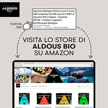 Carica l'immagine nel visualizzatore di Gallery, 600 Compresse di Spirulina BIO | 3000mg di Alga Spirulina per dose | Saziante 100% Naturale - Detox Bio | Spirulina Bio Compresse | Energia - Sistema Immunitario | Proteine Vegane | Senza Plastica