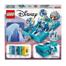 Carica l&#39;immagine nel visualizzatore di Gallery, LEGO Disney 43189 Elsa e le Avventure Fiabesche del Nokk, Libro Apribile e Portatile con Mini Bamboline e Cavallo Giocattolo