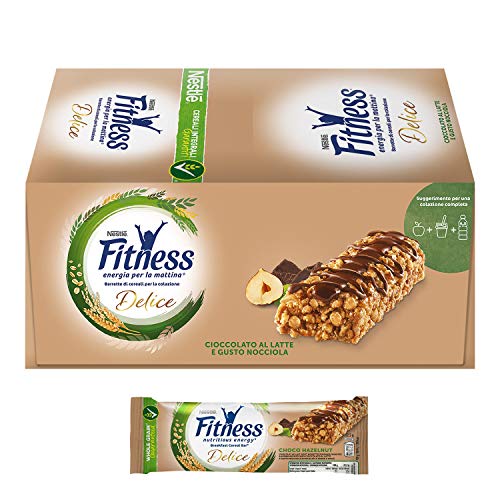 FITNESS Delice Cioccolato e Nocciola Barretta di Cereali al Latte...