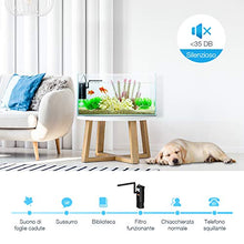 Carica l'immagine nel visualizzatore di Gallery, OMORC Filtro Acquario Interno Multifunzionale con 2 Spugne Filtranti blu - Ilgrandebazar