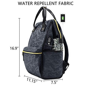 KROSER Zaino per Laptop 15,6 Pollici Elegante Grigio Mimetico