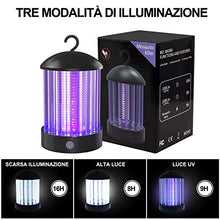 Carica l&#39;immagine nel visualizzatore di Gallery, QcoQce Zanzariera Elettrica USB Ricaricabile, IP66 Impermeabile UV BK006-B