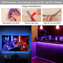 Carica l'immagine nel visualizzatore di Gallery, Justech Striscia LED per Interni Auto 72 con Controllo della Musica LED...