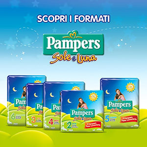 Pampers Sole e Luna Pannolini Midi, Taglia 3 (4-9 kg), 3 (120 Unità)