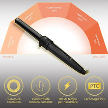 Carica l&#39;immagine nel visualizzatore di Gallery, LOETAD Ferro Arricciacapelli 6-in-1 Schermo LCD Temperatura Regolabile 80°C... - Ilgrandebazar
