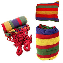 Carica l&#39;immagine nel visualizzatore di Gallery, Amaca Sospesa in Tessuto da Giardino Campeggio Escursioni Attività Rosso