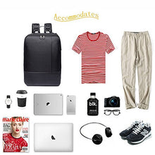 Carica l&#39;immagine nel visualizzatore di Gallery, Zaino Per PC Portatile, YAOHU Porta Computer 15.6 Pollici Nero