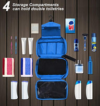 Carica l'immagine nel visualizzatore di Gallery, Beauty Case da Viaggio impermeabile, Boic Borsa Toilette Appendibile Blu