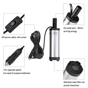 flintronic Pompa Acqua e Olio, 12V 38mm Sommersa #1 Accendisigari - Ilgrandebazar