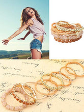 Carica l&#39;immagine nel visualizzatore di Gallery, Milacolato 4 Set Braccialetti Impilabili per Donne con Perline... - Ilgrandebazar