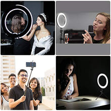 Carica l&#39;immagine nel visualizzatore di Gallery, BLOOMWIN Luce ad Anello LED, 8&quot; Ring Light Dimmerabile con Bastone Selfie...