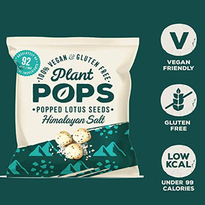 Plant Pops 100% Vegan, Gluten Free and Low Calorie, Himalayan (24 Pack x 20g)