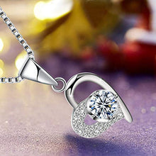 Carica l&#39;immagine nel visualizzatore di Gallery, Amilril Collana Cuore Donna, Argento Sterling 925 Ciondolo Cuore, Regali... - Ilgrandebazar