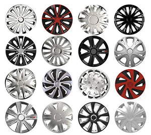 Sakura Luxury Argento, 15" Pollici. Set di 4 copricerchi