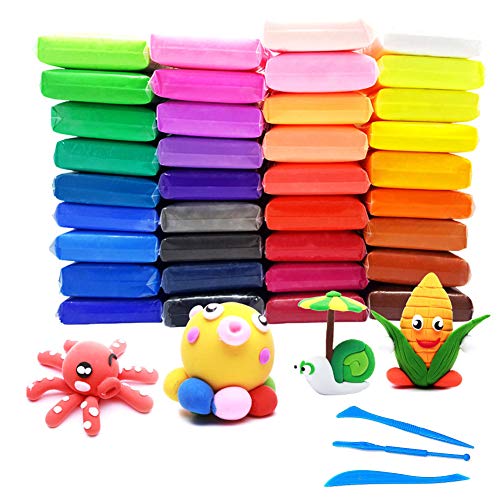 GOODJING Modeling Clay 36 Color Plasticine Air Dry Clay, 36 Pack Ultra Light... - Ilgrandebazar