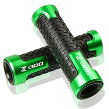 Carica l&#39;immagine nel visualizzatore di Gallery, Manopole Manubrio Manubri da 7/8&quot;22mm Per Kawasaki Z900 Z900RS Verde