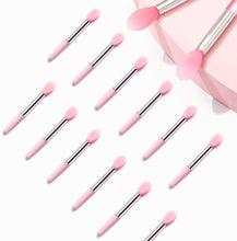 Carica l'immagine nel visualizzatore di Gallery, Spove - Set di pennelli in silicone per labbra, per trucco, sopracciglia, rossetto, applicatore, pennelli in silicone, 12 pezzi 12 pennelli per labbra in silicone