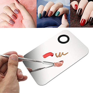 2 pezzi Palette per miscelazione del trucc,Palette in acrilico trasparente... - Ilgrandebazar