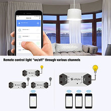 Carica l&#39;immagine nel visualizzatore di Gallery, eMylo Smart WiFi Light Switch Modulo di commutazione relè wireless 6 pacchi
