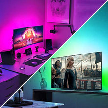 Carica l&#39;immagine nel visualizzatore di Gallery, Striscia LED RGB WIFI, Etersky Smart Strip 2M 5050 Compatibile con 2m