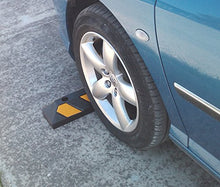 Carica l&#39;immagine nel visualizzatore di Gallery, SNS SAFETY LTD Fermaruota in Gomma, per Parcheggi e Garages, Nero e Giallo,... - Ilgrandebazar
