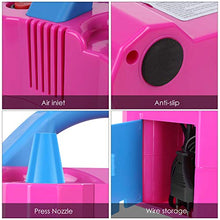 Carica l&#39;immagine nel visualizzatore di Gallery, MVPOWER Pompa Palloncino Elettrica Doppia Aria Gonfiatore per 600W Rosado