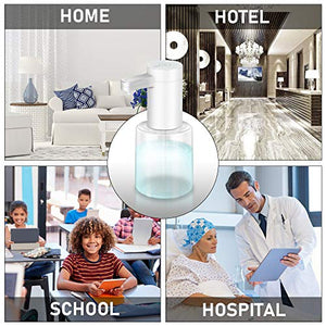 Dispenser Sapone Automatico, 450ML Distributore di Touchless Bianco