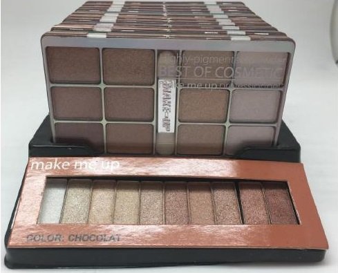 Palette ombretti multicolore, professionale, cioccolato - Ilgrandebazar