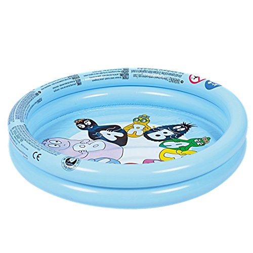 CUCUBA PISCINA ROTONDA BARBAPAPA PER BAMBINI CON 2 CAMERE D'ARIA GONFIABILI...
