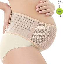 Carica l'immagine nel visualizzatore di Gallery, WANYI Fascia maternità Traspirante Regolabile Maternity Band Belt con Supporto Elastico e Confortevole per Donna Incinta-Fascia per Gravidanza con Sostegno Lombare, e per Addominali (Marrone)