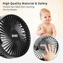 Carica l&#39;immagine nel visualizzatore di Gallery, DIKI Ventilatore Auto, USB Ventola per Auto A 3 velocità Ventola...