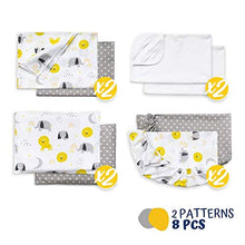 Carica l&#39;immagine nel visualizzatore di Gallery, FlyIdeas Lenzuola Next2Me Set MAXI 8 pz 83x50cm | 2 50x83 cm, Giallo