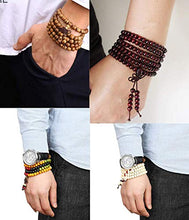 Carica l&#39;immagine nel visualizzatore di Gallery, YADOCA 8MM 12 Pezzi Gioielli Braccialetto di Legno per Uomo Donne Bracciali... - Ilgrandebazar
