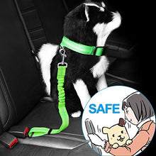 Carica l'immagine nel visualizzatore di Gallery, Zellar Cintura di Sicurezza per Cani, Regolabile in Nylon 2pcs, nero+verde