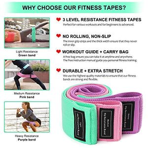 BEAU-PRO CFX Elastici Fitness (3 Pezzi), Bande Elastiche di Resistenza Set 3...
