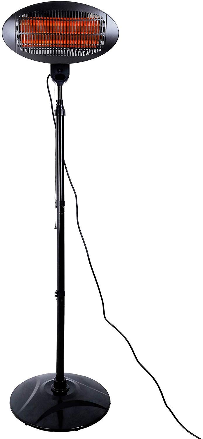 MaxxHome - Stufa radiante con tensione di alimentazione: 230 V/50 Hz, Nero - Ilgrandebazar